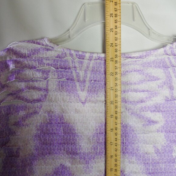 Alfred Dunner Womens Size 3X Top Blouse Ruffled Layers Floral Multicolor - Picture 7 of 9